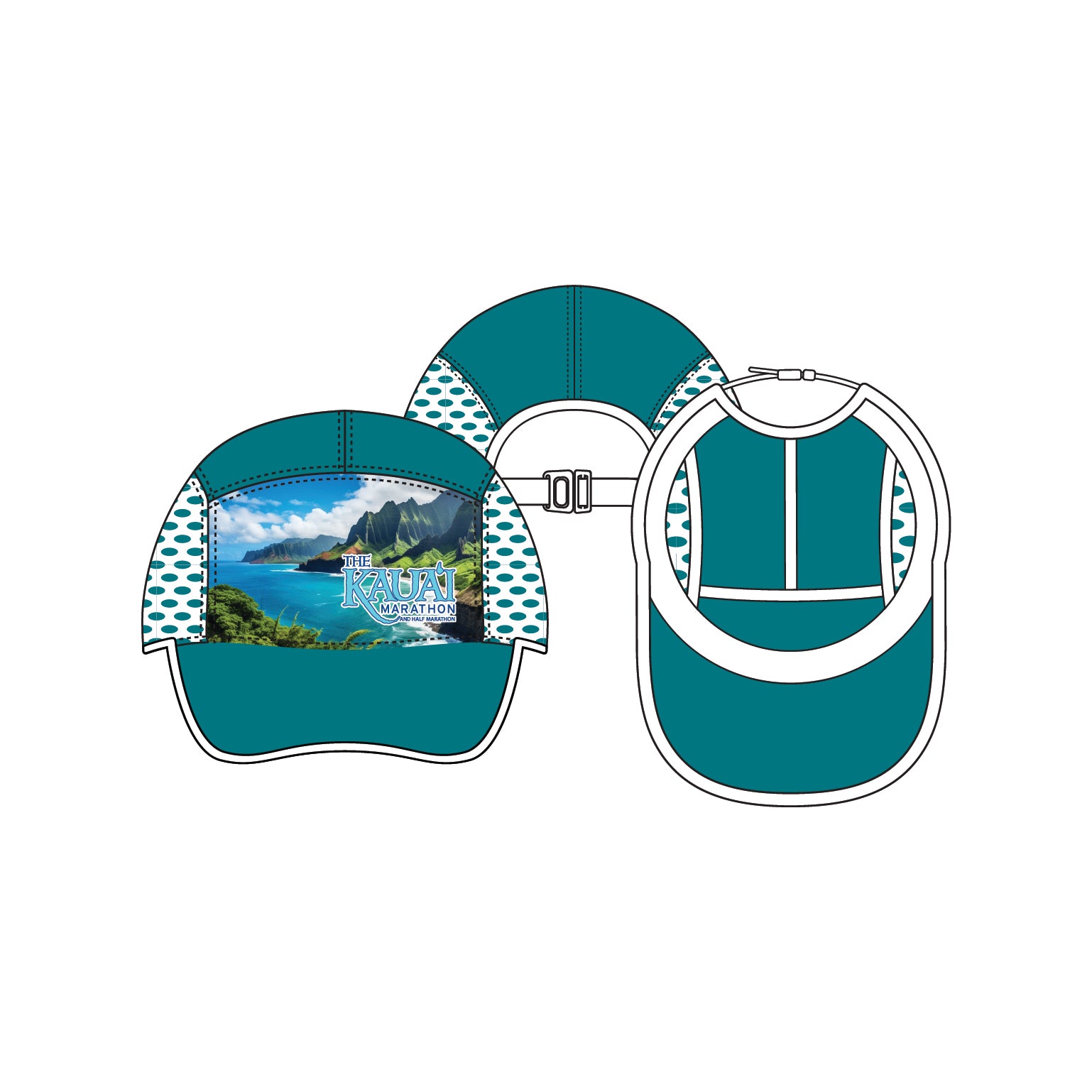 Endurance Run Hat - Island Inlet – shopkauaimarathon.com